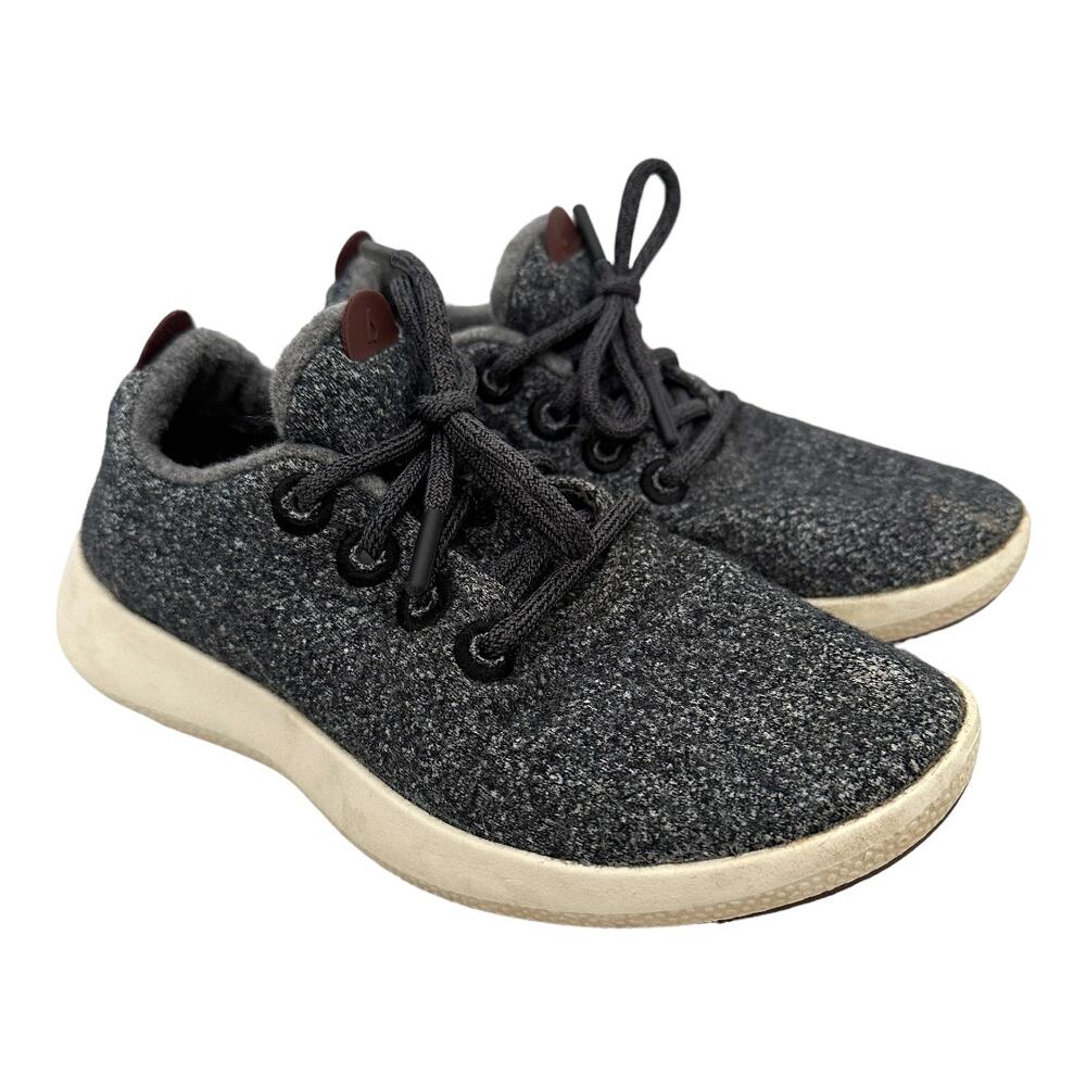allbirds Charcoal Wool Runner Sneakers with Cream Sole